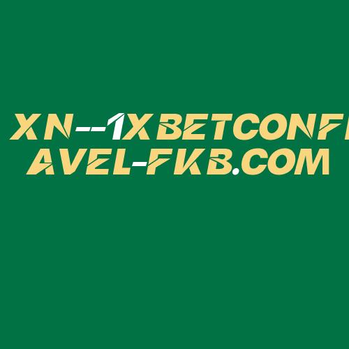 Logo da XN--1XBETCONFIAVEL-FKB